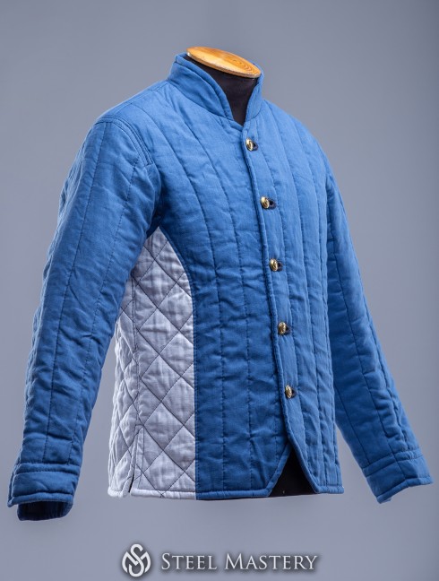 Light blue linen jacket M, L size  Fertige Polsterrüstungen