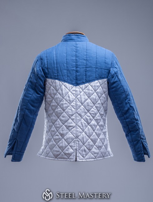 Light blue linen jacket M, L size  Ready padded armour