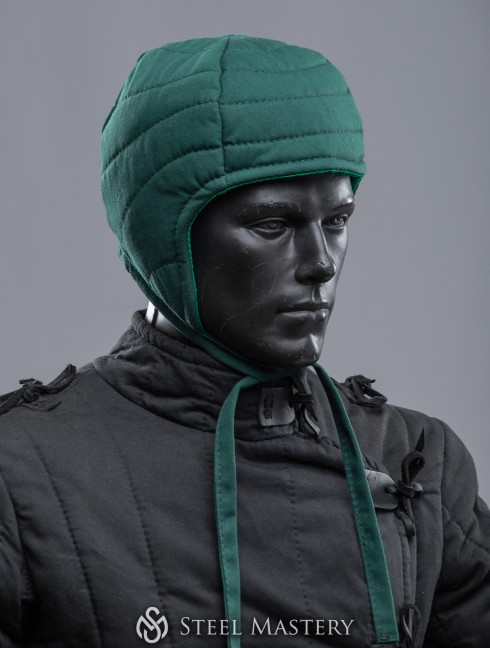 Padded liner for helmet  Fertige Polsterrüstungen