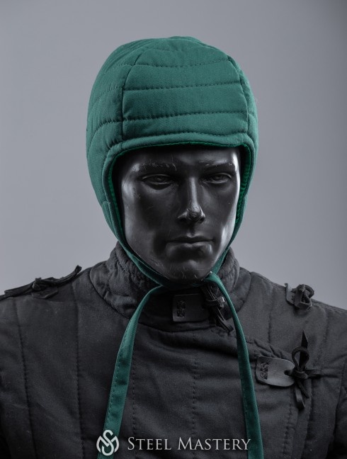 Padded liner for helmet  Fertige Polsterrüstungen