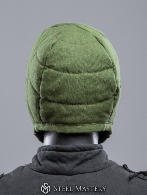 Padded linen cap for helmet  Ready padded armour