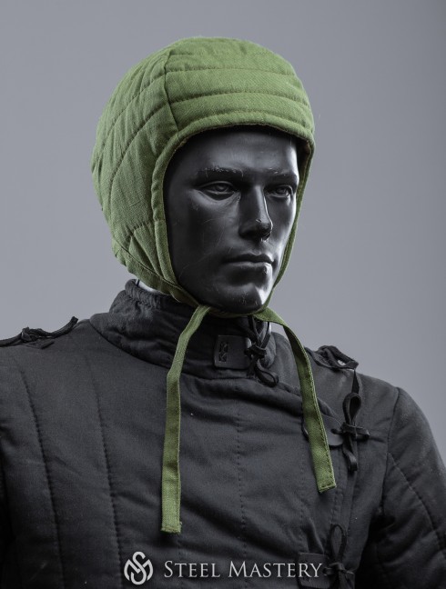 Padded linen cap for helmet  Ready padded armour
