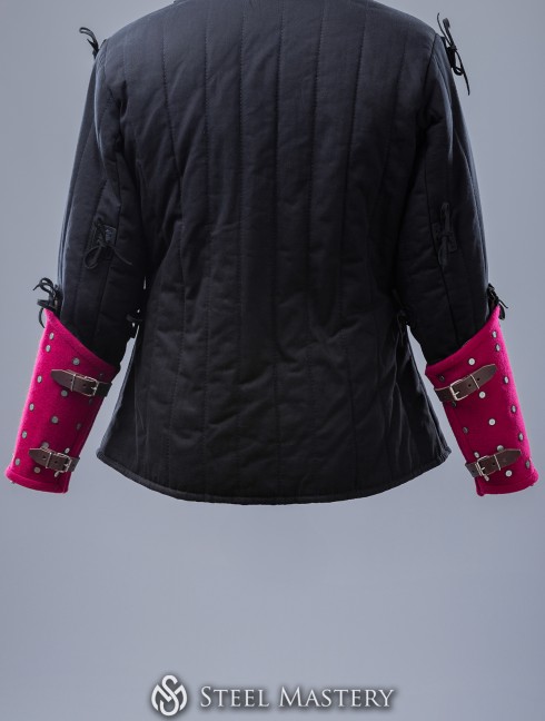 PINK WOOLEN MEDIEVAL BRACERS S SIZE IN STOCK  Versandfertig