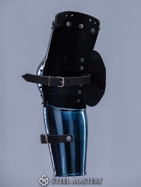 Knightly plate arms of the 14th century with Elbow Caps IN STOCK  Versandfertig