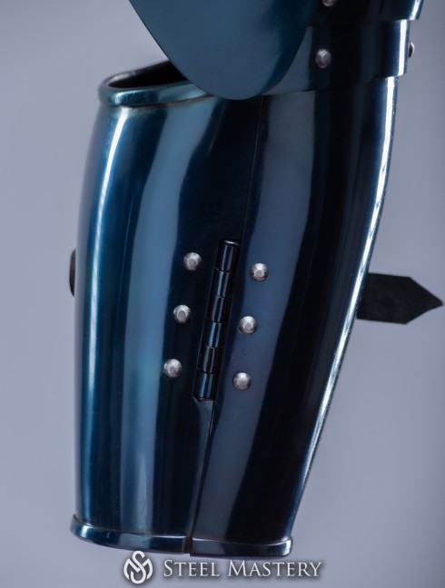 Knightly plate arms of the 14th century with Elbow Caps IN STOCK  Prêt à expédier