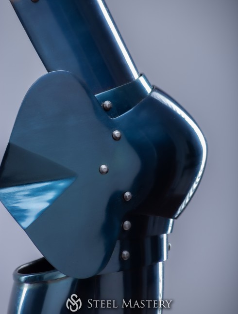 Knightly plate arms of the 14th century with Elbow Caps IN STOCK  Versandfertig