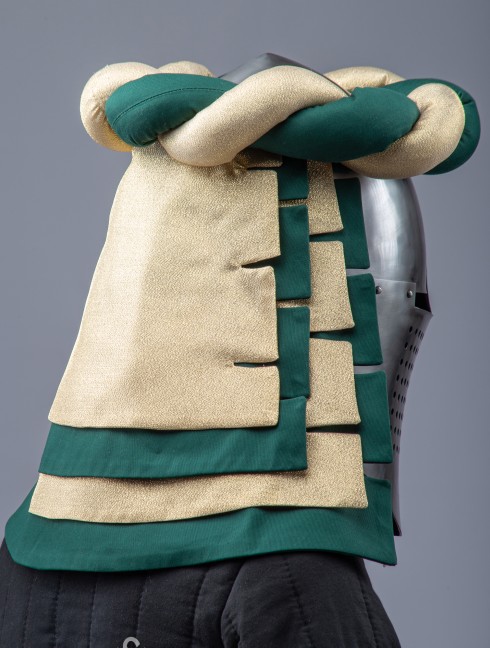 Medieval helmet wreath, Bourrelet decoration for helmet Couvre-chefs