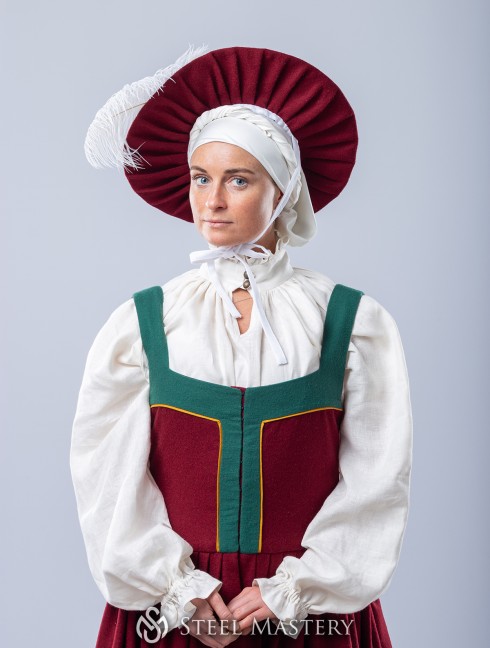Landsknecht lady hat Kopfbedeckungen