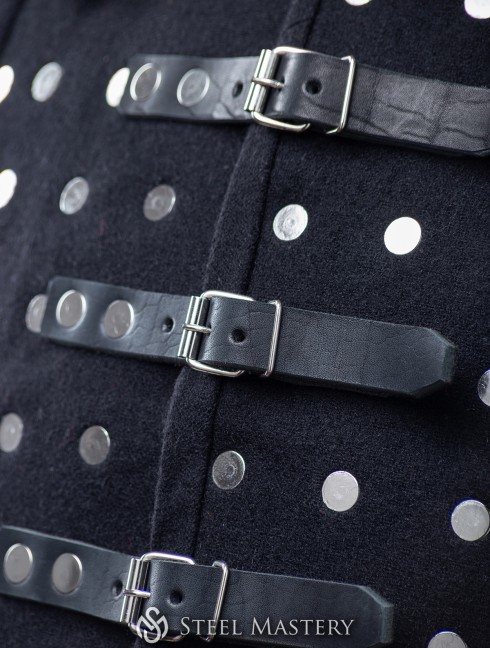 Black woolen brigandine 2XL-3XL size in stock