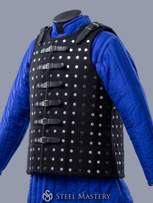 Black woolen brigandine 2XL-3XL size in stock