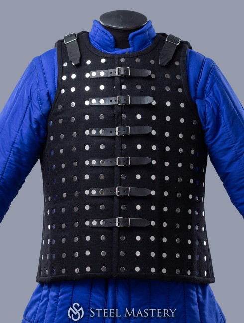 Black woolen brigandine 2XL-3XL size in stock