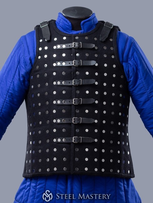 Black woolen brigandine 2XL-3XL size in stock