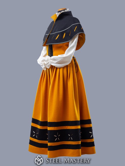 Landsknecht pelerine with cuts Old categories