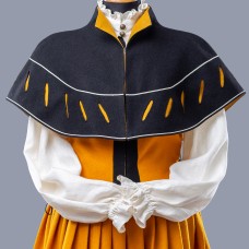 Landsknecht pelerine with cuts image-1
