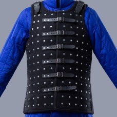 Chalkins brigandine in stock, black wool image-1