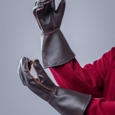 "NIGTHBLOOM" leather gloves image-1