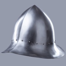 Early cabasset (chapel), cold-rolled steel 2 mm in stock image-1