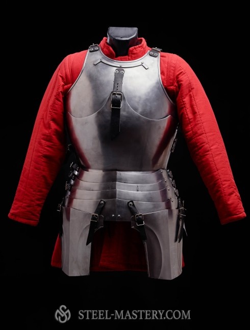 MILAN-STYLE CUIRASS, steel 2 mm in stock 