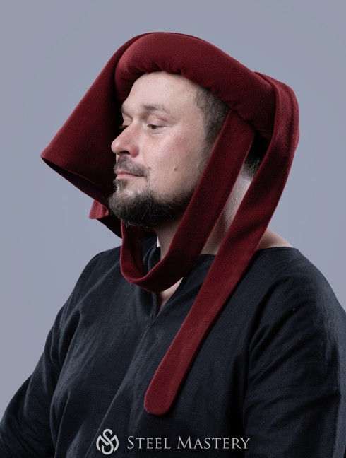 Chaperon court du XVe siècle Couvre-chefs