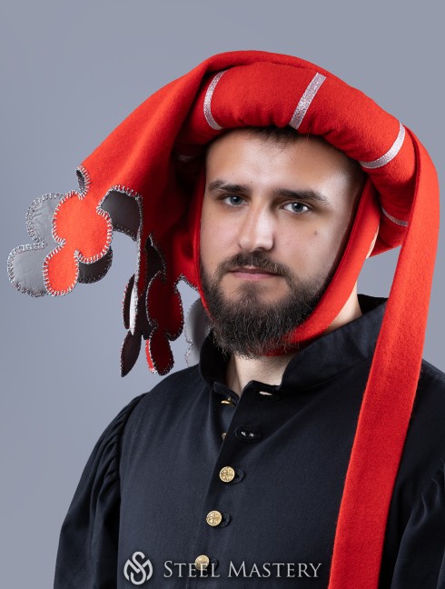 Chaperon court du XVe siècle Couvre-chefs