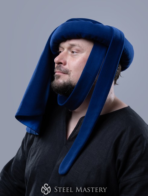 Chaperon de longueur moyenne du XVe siècle Couvre-chefs