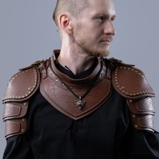 The Witcher: Cat School Leather Gorget image-1