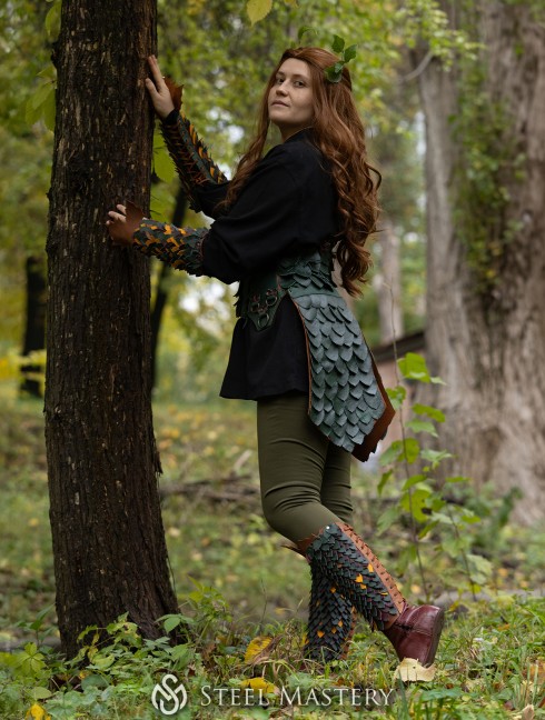 "Dryad" Leather Set — Woodland Guardian Armor Old categories