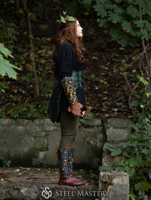 Set in pelle "Dryad" — Armatura del Guardiano del Bosco Vecchie categorie