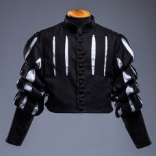 Black Landsknecht doublet  - in stock image-1