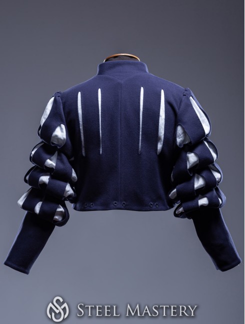 Jubón landsknecht azul oscuro — en stock Listo para enviar