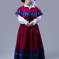 Pink Women's Landsknecht costume,  Kampfrau dress - in stock image-1