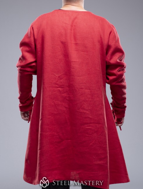 Red European shirt 8th-13th centuries - in stock