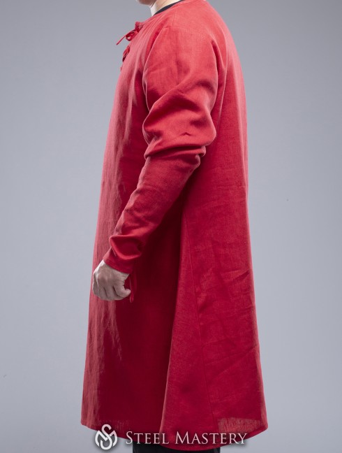 Red European shirt 8th-13th centuries - in stock