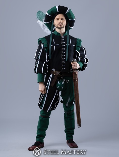 Renaissance Kostüm eines Landsknecht-Adligen Alte Kategorien