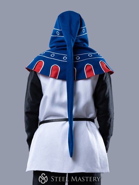 Medieval Gugel with Liripipe Headwear