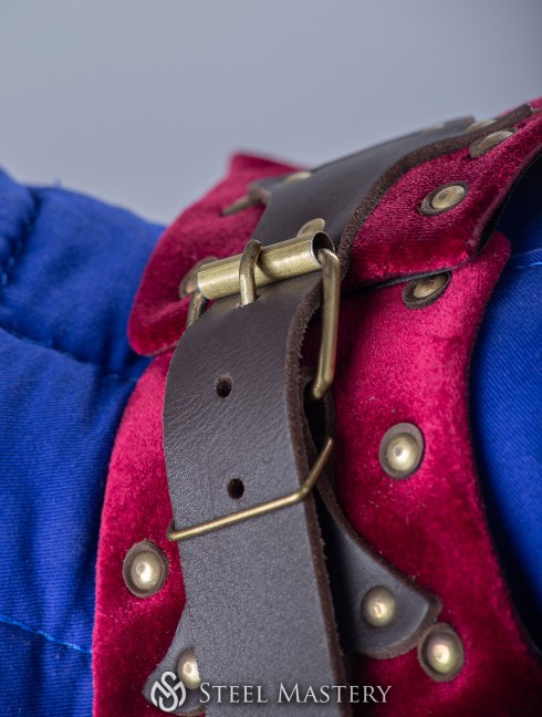Wine red Caesar large-plated brigandine in stock