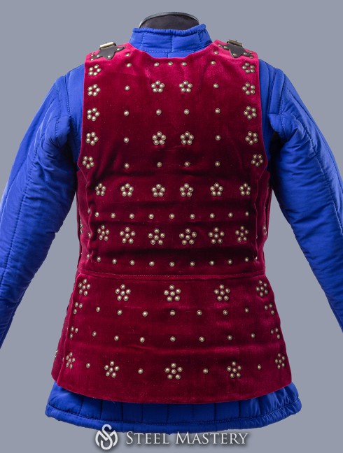 Wine red Caesar large-plated brigandine in stock