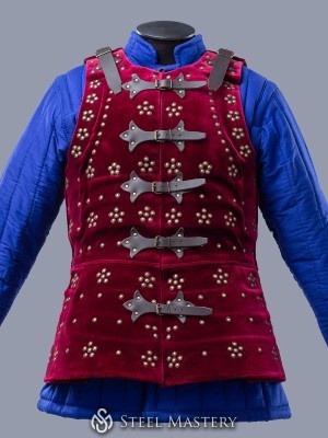 Wine red Caesar large-plated brigandine in stock