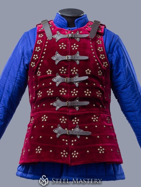 Wine red Caesar large-plated brigandine in stock