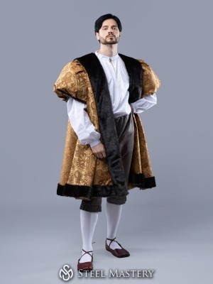 Pelz-Schaube – Renaissance-Mantel für Edelleute
