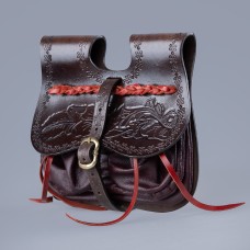 Floral Leather Kidney Pouch image-1
