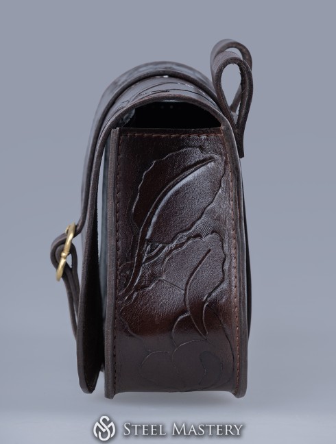 Mittelalterliche Ledergürteltasche Beutel