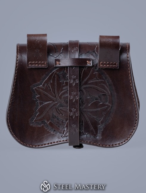 Bolsa de cuero medieval para cinturón Bolsos