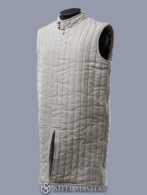 Ärmelloses Aketon — 13. Jahrhundert Gambeson