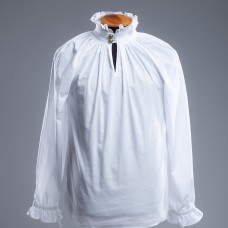 Camisa medieval de hombre con volantes siglos XVI–XVII – En stock image-1
