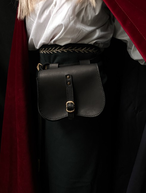Belt leather bag Beutel