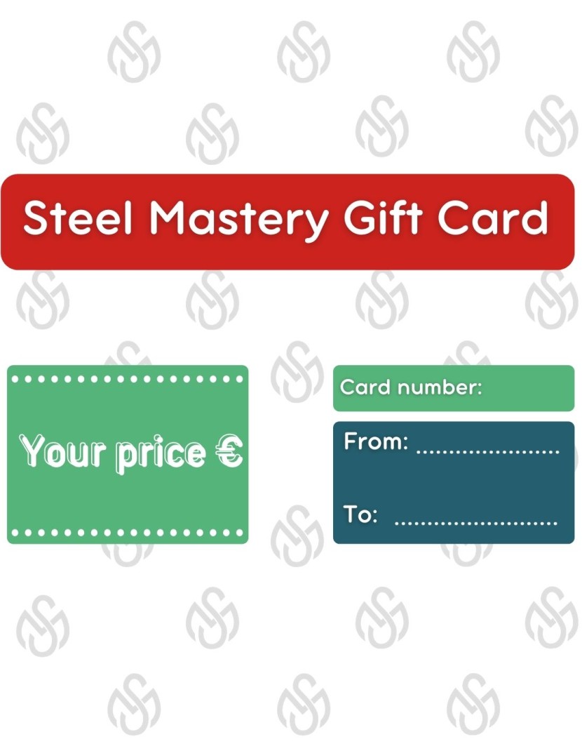 Steel Mastery Gift Card photo made by Steel-mastery.com