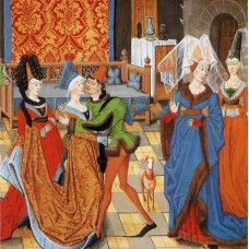 Men's and women's headwears in Burgundia, XV century