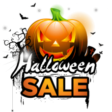 Great Halloween Sale - 18% discount!
