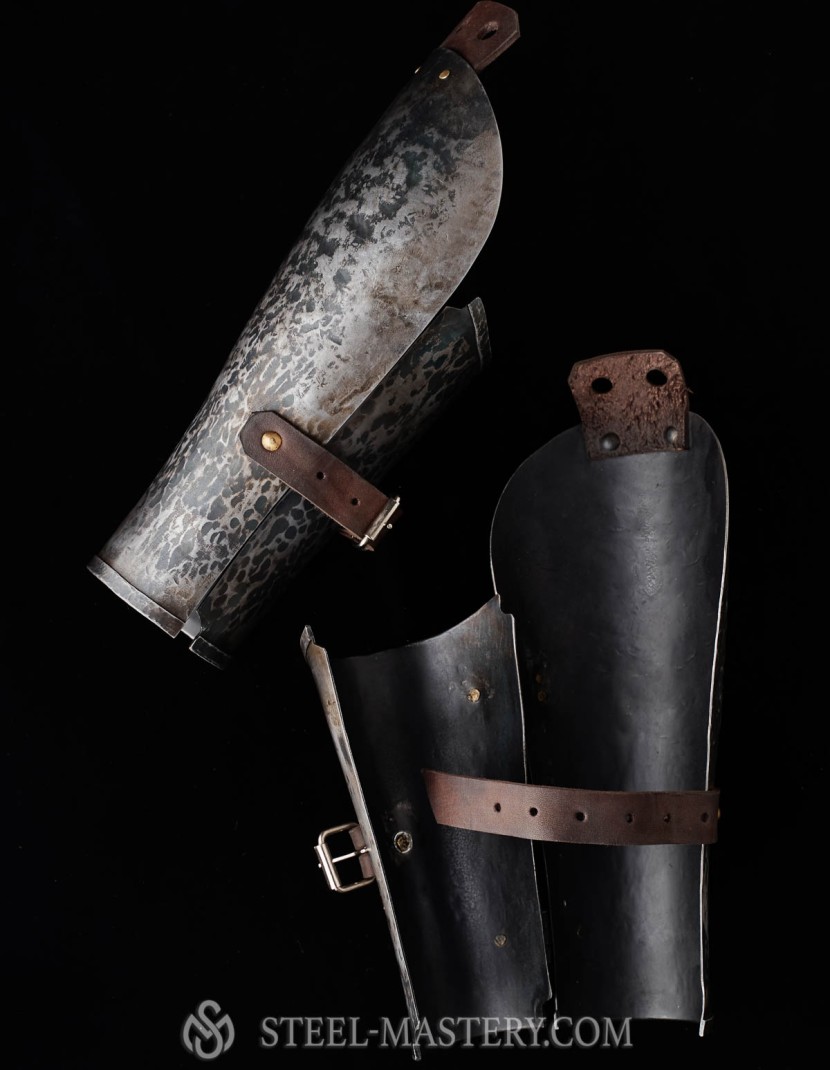 Medieval bracers, 1390-1430 years photo made by Steel-mastery.com